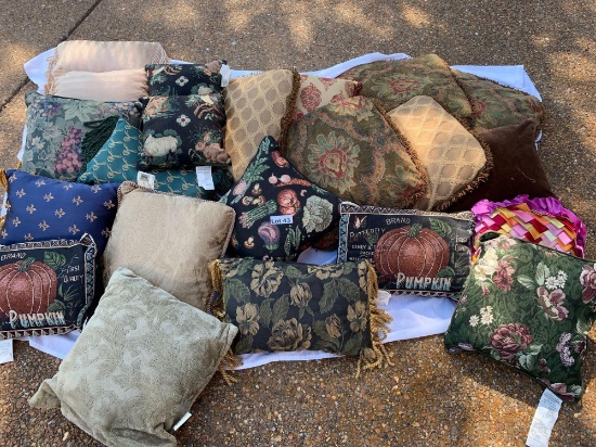 Assortment of pillows