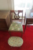 Antique Chair and Cabinet