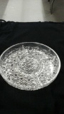 Clear divided serving dish