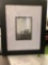 Framed black & white chair print