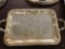 Godinger silver plated handled serving tray