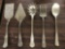5 piece serving utensils