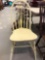 Cream color wooden chair
