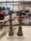 Matching brass marble bottom lamps