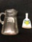 Glass pitcher & bell