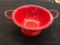 Small red strainer