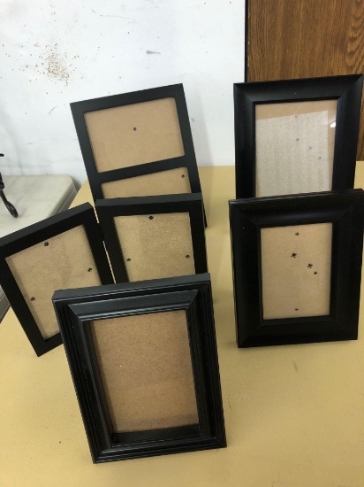 Black picture frame lot