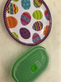 Easter platter & microwave dish