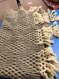 Afghan blanket With fringe