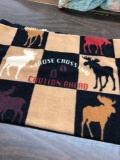 Moose Crossing throw blanket