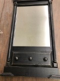 Black hanging mirror