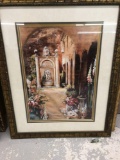Framed and matted Garden Print