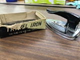 Vintage travel iron