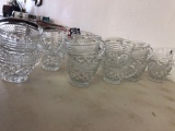 18 glass punch cups