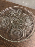 Glass serving tray