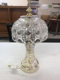 Brass/glass lamp