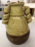 Glazed ceramic urn/vase