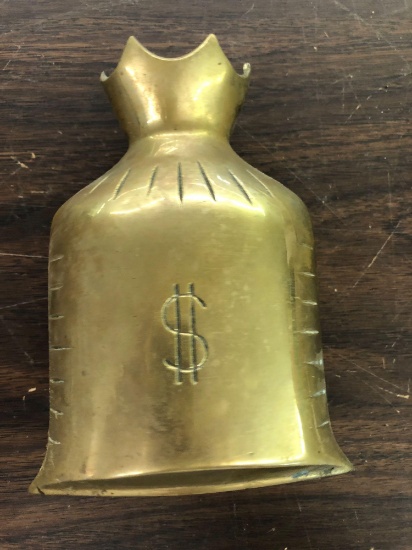 Brass Money Bag