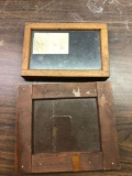 2 vintage Dry plate holders