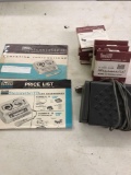 Dejur dictaphone foot pedal, instructions, & recording tape