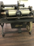 Vintage Edison Shaving Machine -cast iron