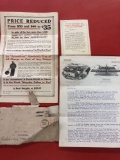 1916 letter/info sent from General Acoustic Co.