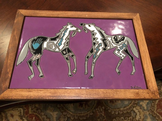 Horse Tile Plaque