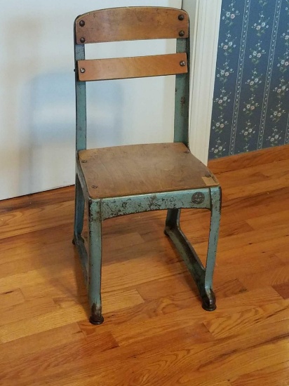 Old student chair