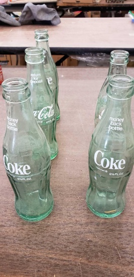 Coca-cola glass bottles