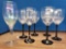 Set of 6 luminarc wine glasses / wine glass