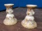 Hand painted Nippon candle holders ( 2)