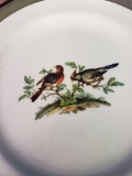 4 old castle plates (birds)
