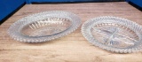 2 glass serving dishes