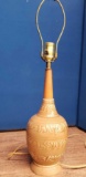 Brown ceramic lamp