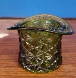 Glass top hat