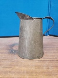 Metal vintage pitcher