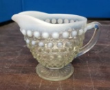 Glass creamer cup