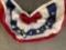 American Flag pleated bunting