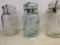 Vintage atlas mason jars with lids