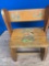 Wooden kids chair