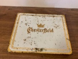 Vintage Chesterfield cigarettes metal box
