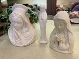 Mary figurine and plant holder