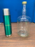 Half gallon bottle and water bottle