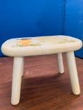 Wooden foot stool