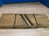 Vintage wooden slicing board