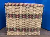 Large wicker laundry basket