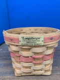 Longaberger Christmas collection 1988 Poinsettia basket
