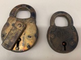 2 antique locks