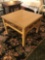 Wicker Henry Link Table with glass top