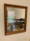 Wooden framed mirror